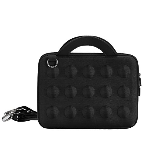 iCozzier 11,6-12,5 Zoll hochwertige wasserdichte stoßfeste Tragetasche Schultertasche Laptoptasche aus Neopren für Laptop / Notebook Computer / Chromebook / MacBook Air 11 / Surface Pro 3 / Surface Pro 4 / Ultrabook Notebook – Schwarz - 6