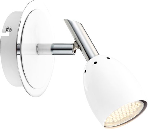 Preisvergleich Produktbild Globo GU10 Noru Strahler chrom LED, weiß