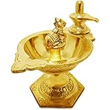 LotusFeet Spirituality Traditional Shiva and Nandi Pooja/Puja Diya Lamp