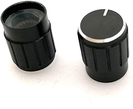 KeMiDr G136-02 10pcs 13*17mm aluminum alloy potentiometer knob rotation switch volume control knob black