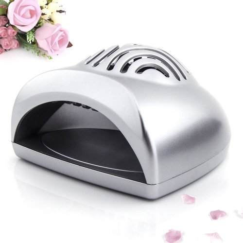 Gleader Silver Portable Mini Hand Finger Toe Nail Art Gel Tip Polish Dryer Blower Fan