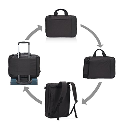 Veevan 3-in-1 Laptop Aktentasche Schultertasche Rucksack 15,6 Zoll - 2