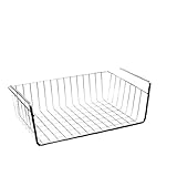 EINFACHE INSTALLATION: einfach die Dual stabilen Haken hängen und diese schön und stabil unter Regallager wird Ihre Nahrung oder Werkzeuge ordentlich halten.