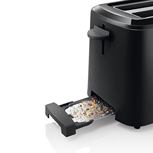 Siemens TT3A0103 Kompakt Toaster Series 300, schwarz - 3
