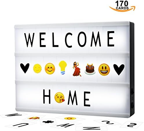 Cinema Light box Solotree Light up your life Box for Valentine's day, Wedding, Birthday, Guide, Anniversary, Special Event (A4)