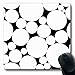 Produktbild Luancrop Mousepads Bubbles Black White Circles Abstrakte Grafiken Canvas Teppich Dot Endless Flyleaf Design rutschfeste Gaming-Mausunterlage Rubber Oblong Mat