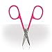 Roo Straight Hot Pink Nail Scissors
