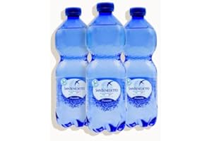 CAFFÈ MAZZONI Acqua San Benedetto frizzante/gassata 0,5 pack | 96 bottiglie naturale, oligorminerale