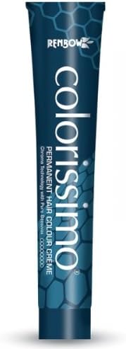 Renbow Colorissimo 100ml Very Light Natural Ash Blonde 9.1 Permanent Hair Colour Creme with Pure Beeswax
