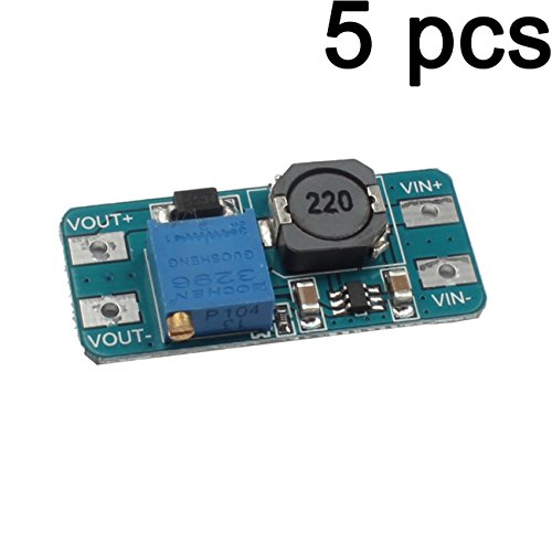 Gaoxing Tech. 5pcs MT3608 DC DC Step Up Power Apply Modul Booster Power Module für Arduino 2A