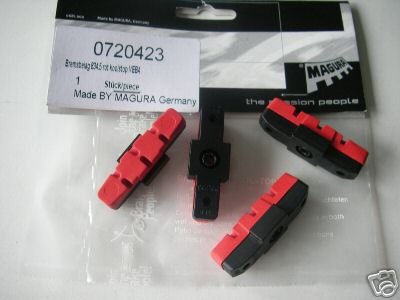 1 Satz Magura HS33 Bremsbeläge rot VE= 4 St