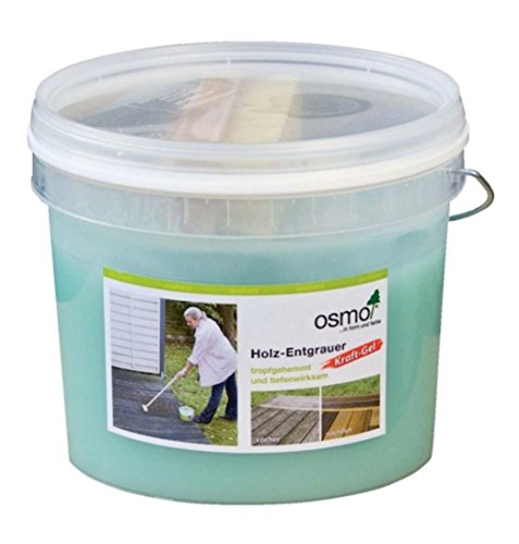 Osmo Holz Entgrauer Kraft Gel 2,5kg mit Schrubber 150mm [Misc.]