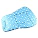 Amison Baby thickness colorful stroller cushion child cart seat cushion cotton rainbow general cotton thick mat (Blue)