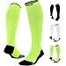 Produktbild ONIC GEAR Sport Kompressionsstrümpfe für Damen/Herren, Thrombosestrümpfe, Laufsocken, Medizinisch, Gelb, S 36-38