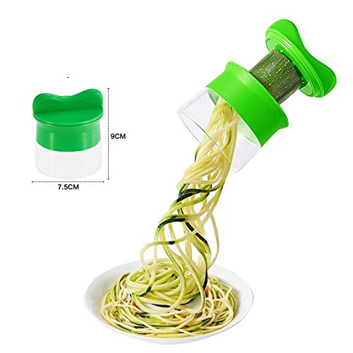Tragbares Spiralgerät- Good Grips spiralförmiger Gemüsehobel ein ganzes Bündel an Gemüseschneider für Zucchini Pasta Nudeln Spaghetti - 2