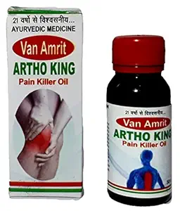 Ayurvedic Van Amrit Ortho King Joint Pain Killer Oil - Pack of 3 (50 ML Each)