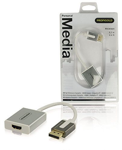 Profigold High Performance DisplayPort auf HDMI Adapter (0,2m)