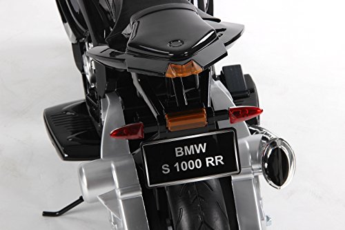 Kinder-Elektro Motorrad BMW S 1000 RR Swarz mit Reifen aus EVA