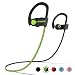 Produktbild LETSCOM Bluetooth Kopfhörer in Ear IPX7 wasserdicht kabellos Sport Kopfhörer Bluetooth 4.1 CVC 6.0 Geräuschunterdrückung für Telefonat Blootooth Kopfhörer für Sport Laufen Fitnessstudio MEHRWEG