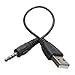 Produktbild 3,5 mm AUX Audio Plug Jack zu USB 2.0 Male Cable Adapter Cord PR Auto MP3