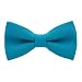 Produktbild Bow Tie House Classic Pre-Tied Bow Tie Formal Solid Tuxedo, by (Medium, Avalon Teal)