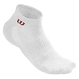 blanco Wilson M Quarter 3PR/PK Calcetines de Tenis, Hombre, Blanco (White), 39-46 EU