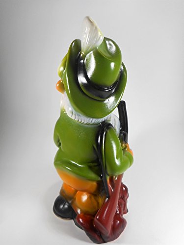 Gartenzwerg Jäger 30 x 14 cm Zwerg Germany Garten bruchfest PVC Deko GOM 90306 - 5