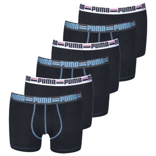 PUMA Herren Brand Boxer Boxershort 6er Pack in vielen Farben