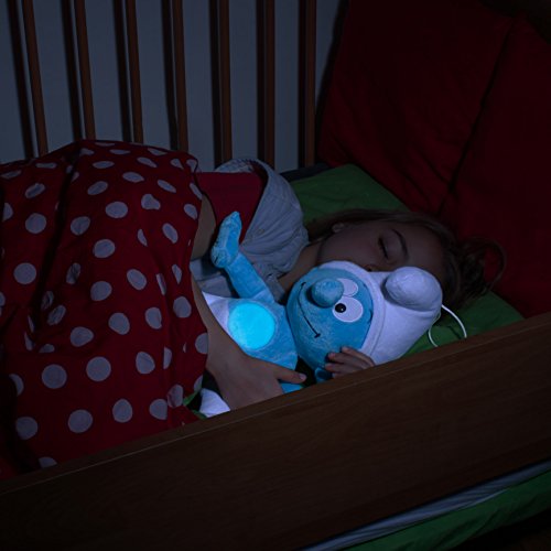DIE SCHLÜMPFE Nachtlicht Schlumpf mit Musik Schlaflieder Plüsch Kuscheltier waschbar Baby Spielzeug zum Schlummern und Musik abspielen von ANSMANN – bestätigte Kindersicherheit - 8