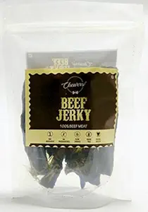 Pets Beef Jerky Dog Treat, Natural Meat Slow Smoked Beef Dog Food, Healthy Dog Treat, 100 GMS