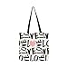 Produktbild Typografische Stil Nahtlose Wiederholen Muster Hand Leinwand Tote Handtasche Umhängetasche Crossbody Taschen Geldbörsen Für Männer Und Frauen Einkaufstasche
