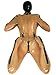 Produktbild Sexy 0,4 mm Latex Gummi Einband Catsuit Geschenk Maske Haube Erotik Fetisch Adult Play (XXL(B104 W88 H106 cm),Transparent)