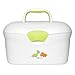 Safetots Dinosaur Ergonomic Baby Box White with Lime Trim