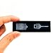 Produktbild Namensschilder, SUMBAY Namensschild Digital-Rollbalken Wiederaufladbare Büro Megnetic Leuchtschild, MicroUSB Programmierung Digital Sign 11x44Dots mit Magneten und Stift, freies Laufwerk (Weiß)
