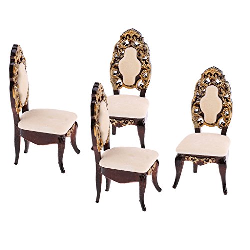 D DOLITY 4 teilige 1:20 Puppenhausmöbel Puppen Stuhl Möbel für Wohnzimmer - # 5 D DOLITY 4 teilige 1:20 Puppenhausmöbel Puppen Stuhl Möbel für Wohnzimmer - # 5
