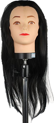 Ardisle Practice Hair Hairdressing Training Head Mannequin with Clamp Stand Model
