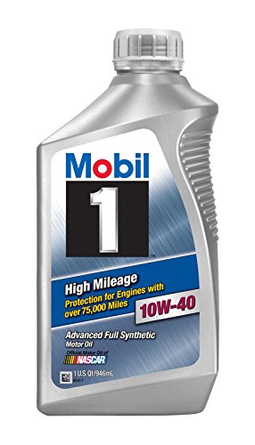 Mobil 1 103536 10W-40 High Mileage Motor Oil - 1 Quart