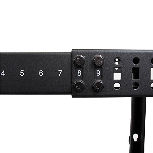 StarTech 25HE 4 Pfosten Open Frame Server Rack / Schrank tiefenverstellbar mit Rollen / Nivellierfüße und Kabelverwaltung - 3