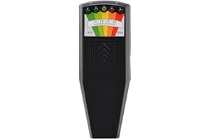 CJBIN K2 EMF Meter, Tragbarer Elektromagnetischer Strahlungsdetektor, 5 LED Ghost Hunting Equipment, K2 EMF Messgerät, für Büro, Zuhause, Geisterjagd, 50 Hz–20.000 Hz, Schwarz