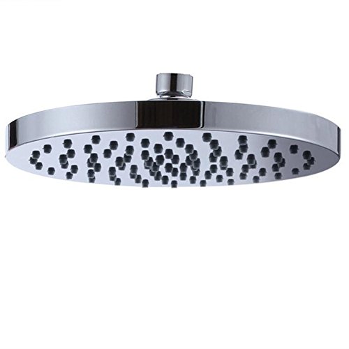 Homeself 20,3 cm Regen Dusche Kopf chrom Duschkopf Halterung mit Drehgelenk 1/2 Metall Ball Anschluss