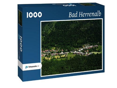 Preisvergleich Produktbild Bad Herrenalb - Puzzle 1000 Teile mit Bild von oben