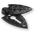 Antique Black Cast Iron Escutcheon Plates Keyhole Cover Key Hole Door Lock Accessories (Covered Escutcheon)