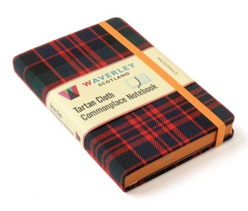 Waverley (M): MacDonald Tartan Cloth Commonplace Notebook (Waverley Scotland Genuine Tartan Cloth Commonplace Notebooks/Stationery/Tartan/Plaid)