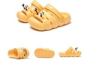 YEETEEPOT Sabots et Mules Enfant Eté Sandales de Plage Mixte Garçons Filles Légère Clogs Chaussons Antidérapant Jardin Chaussures Confortable Respirant Pantoufles