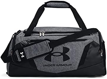 Under Armour Unisex Undeniable 5.0 Small Duffle Bag - Pitch Gray Medium Heather / Black / Black - Small