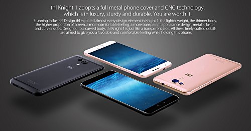 THL Knight 1Â 4Â G Smartphone 5,5Â Pollici Schermo 3Â GB RAM + 32Â GB ROM 13,0Â MP + 2,0Â MP Octa Core Dual Telecamera Scanner delle Impronte Digitali