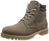  Mustang Schnür-Booty, Botas Clasicas para Hombre, Marrón (Taupe 318), 40 EU