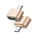 Produktbild Mackur Micro-USB OTG auf USB Adapter Micro USB Stecker auf USB Buchse für Android Smartphone, 5 Stück, Metall, Golden*5, 1.5 * 2 * 1 cm
