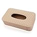 Produktbild Sonnenblende Tissue-Box PapiertaschentuchboxAutogewebekasten hängendes Schiebedach Sonnenblendendeckenart Autoinnenautoleder-Pumpschalensatz, beige