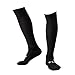 Saingace Männer Baseball Socken Fußball Fußball Basketball Sport über Knie Hohe Socke (Schwarz)